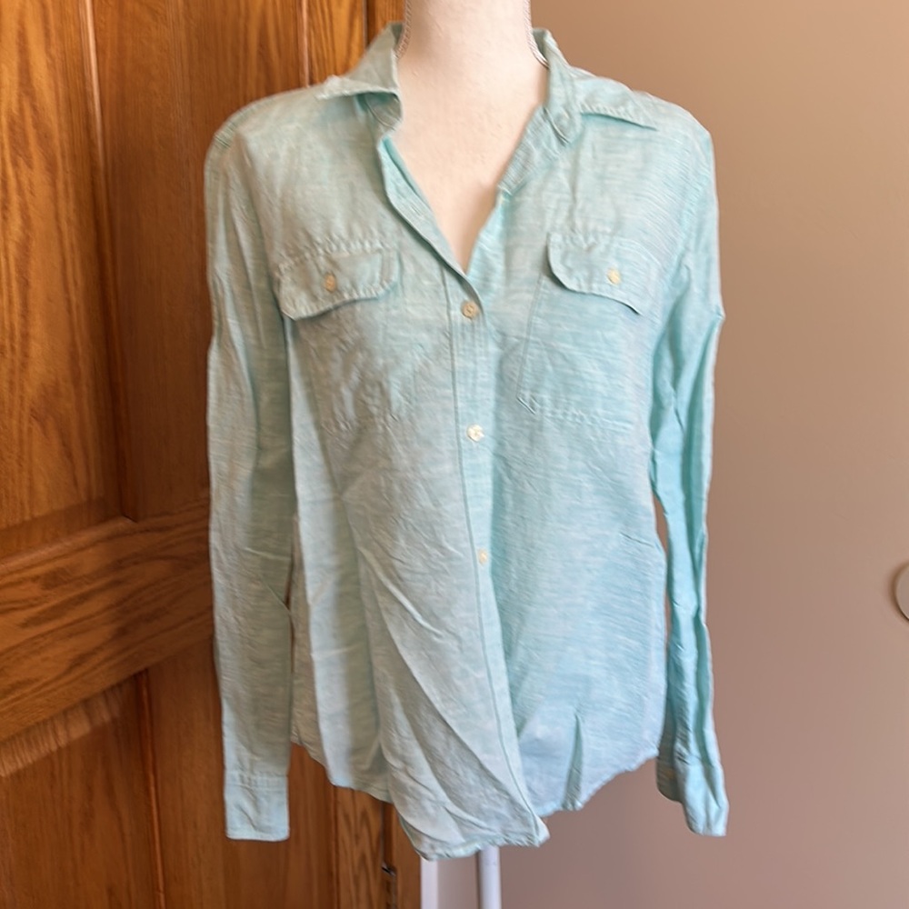 Chaps women’s button blouse